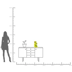 KARE Design Tirelire Monkey Iwazaru citron vert><noscript><img width=