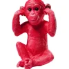 KARE Design Tirelire Monkey Kikazaru rouge> Accessoires
