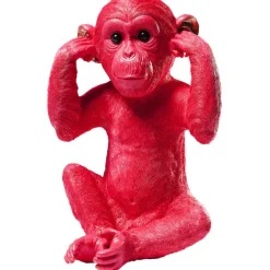 KARE Design Tirelire Monkey Kikazaru rouge> Accessoires