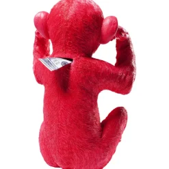KARE Design Tirelire Monkey Kikazaru rouge><noscript><img width=