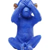 KARE Design Tirelire Monkey Mizaru bleu> Accessoires