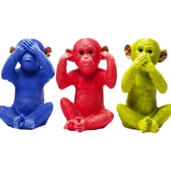 KARE Design Tirelire Monkey Mizaru bleu> Accessoires