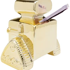 KARE Design Tirelire Robot doré 16cm><noscript><img width=