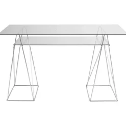 KARE Design Tréteaux - bureau Polar chromé (set de 2)> Meubles