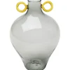 KARE Design Vase Amore Handle gris 23cm> Accessoires
