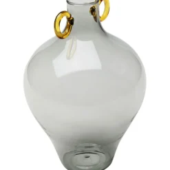 KARE Design Vase Amore Handle gris 23cm> Accessoires
