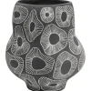KARE Design Vase Anemone gris 33cm> Accessoires