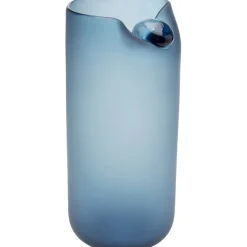 KARE Design Vase Buckle bleu 33cm> Accessoires