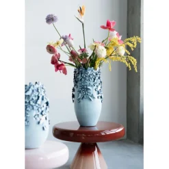 KARE Design Vase Butterflies bleu clair 50cm><noscript><img width=