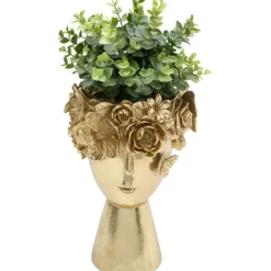 KARE Design Vase décoratif Flowercrown doré 20cm> Accessoires