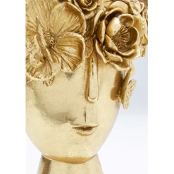 KARE Design Vase décoratif Flowercrown doré 20cm><noscript><img width=