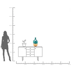KARE Design Vase décoratif Lizy Shine multi 50cm><noscript><img width=