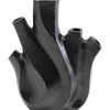 KARE Design Vase Flame noir 25cm> Accessoires