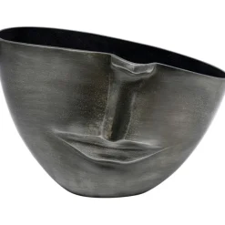 KARE Design Vase Half Face anthracite 31cm> Accessoires