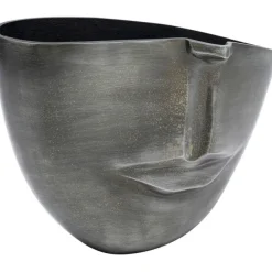 KARE Design Vase Half Face anthracite 31cm><noscript><img width=