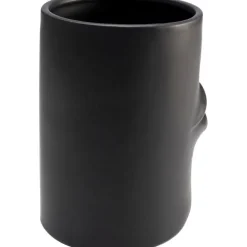KARE Design Vase Labbra noir 22cm><noscript><img width=