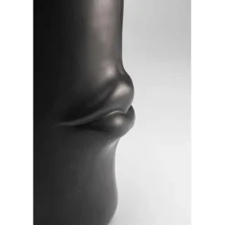 KARE Design Vase Labbra noir 22cm><noscript><img width=
