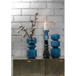 KARE Design Vase Marvelous Duo bleu 42cm> Accessoires
