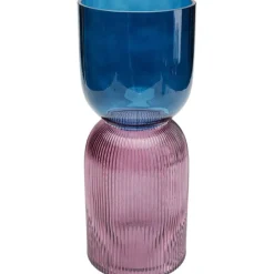 KARE Design Vase Marvelous Duo bleu violet 40cm> Accessoires