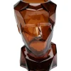 KARE Design Vase Prisma Face marron 30cm> Accessoires