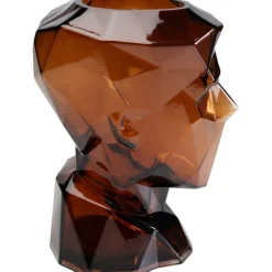 KARE Design Vase Prisma Face marron 30cm><noscript><img width=