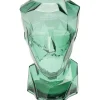 KARE Design Vase Prisma Face vert 30cm> Accessoires