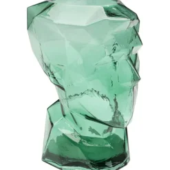 KARE Design Vase Prisma Face vert 30cm> Accessoires