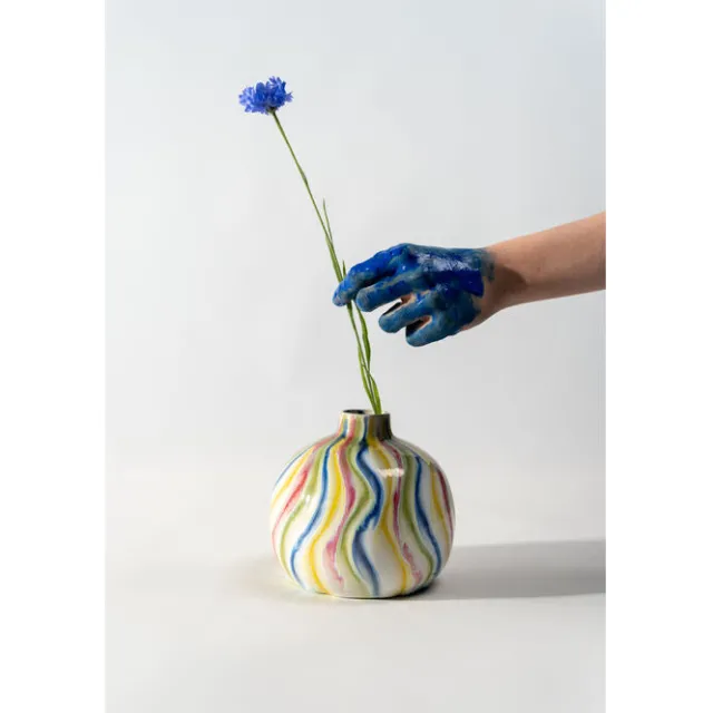KARE Design Vase Rivers Colore 14cm> Accessoires