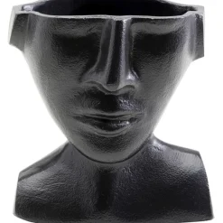 KARE Design Vase Rostro noir 17cm> Accessoires