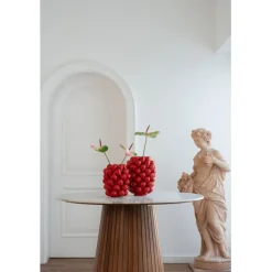 KARE Design Vase Strawberries rouge 30cm> Accessoires