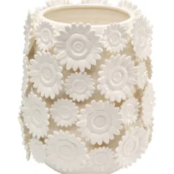KARE Design Vase Sunflowers blanc 30cm> Accessoires