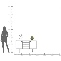 KARE Design Vase Volante vert 27cm><noscript><img width=