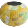 KARE Design Vase Zumba jaune 23cm> Accessoires