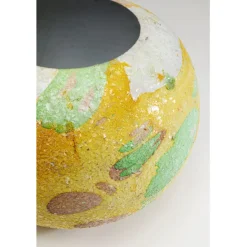 KARE Design Vase Zumba jaune 23cm><noscript><img width=
