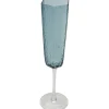 KARE Design Verre à champagne Cascata bleu> Accessoires