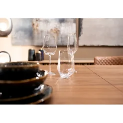 KARE Design Verre à champagne Diamond Gold Rim> Accessoires
