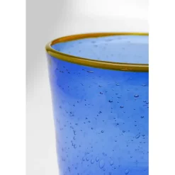 KARE Design Verre à eau Bubbles blue 14cm> Accessoires