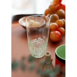 KARE Design Verre à eau Confetti vert 15 cm> Accessoires