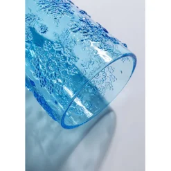 KARE Design Verre à eau Ice Flowers bleu> Accessoires