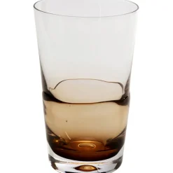 KARE Design Verre à eau Mimi ambre 14cm> Accessoires