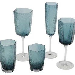 KARE Design Verre à vin blanc Cascata bleu> Accessoires