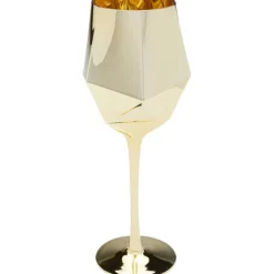 KARE Design Verre à vin Diamond doré> Accessoires