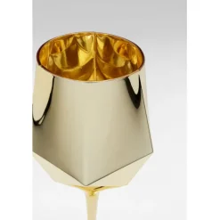 KARE Design Verre à vin Diamond doré> Accessoires