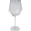 KARE Design Verre à vin Diamond doré Rim> Accessoires
