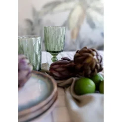 KARE Design Verre à vin Fogli vert><noscript><img width=