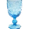 KARE Design Verre à vin Ice Flowers bleu> Accessoires