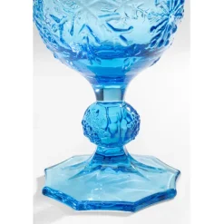 KARE Design Verre à vin Ice Flowers bleu><noscript><img width=