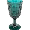KARE Design Verre à vin Tissue pétrole 17cm> Accessoires