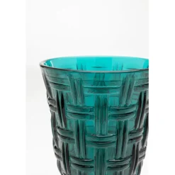 KARE Design Verre à vin Tissue pétrole 17cm> Accessoires