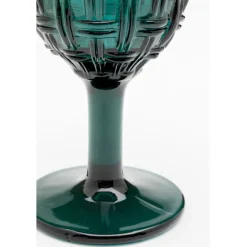 KARE Design Verre à vin Tissue pétrole 17cm><noscript><img width=